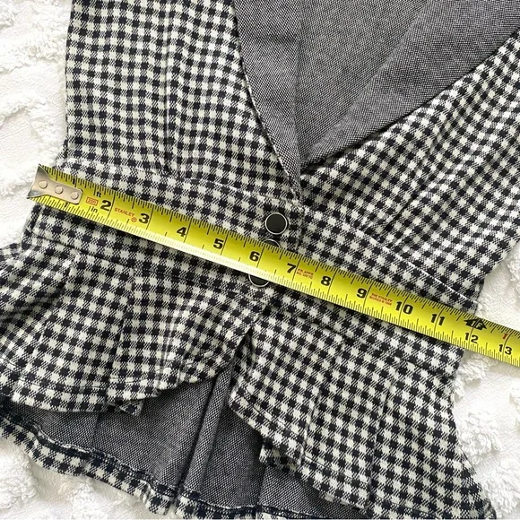 KIMCHI BLUE Black & Cream Gingham Blazer - Picture 10 of 11